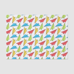 Colorful Paper Airplanes Pattern