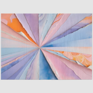 Colorful Paper Collage Art Tissue Paper