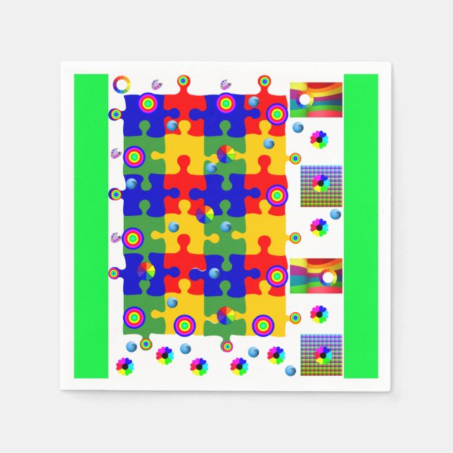 Colorful Paper Napkin (Front)