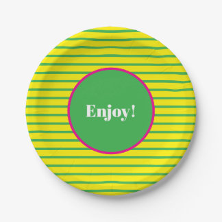 Colorful Paper Party Plates