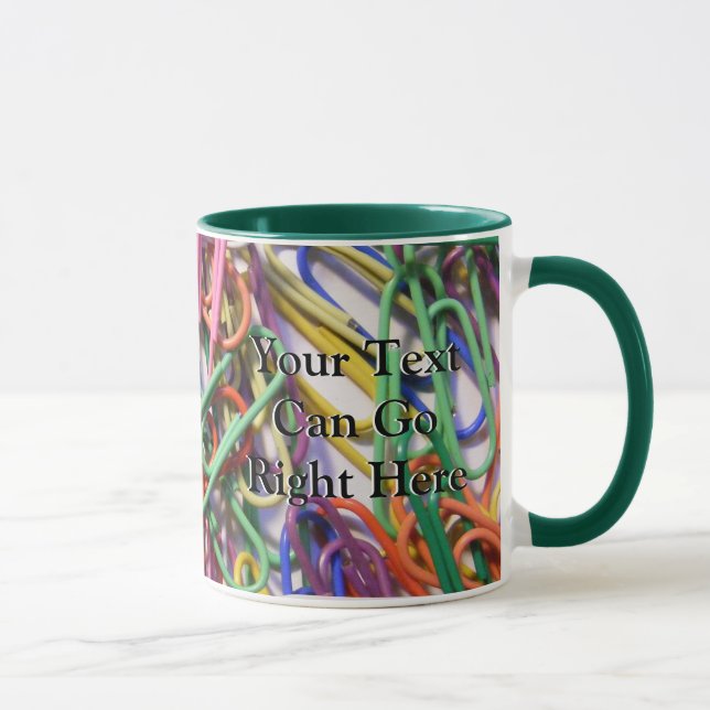 Colorful Paperclips Mug (Right)