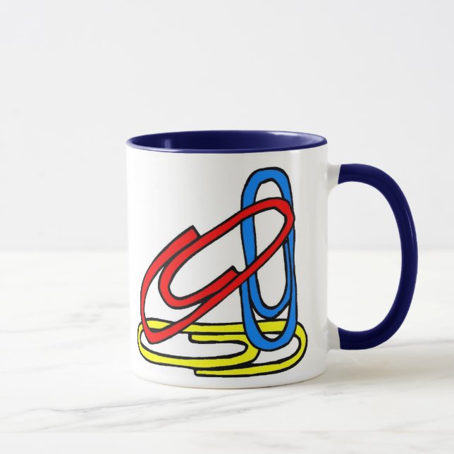Colorful Paperclips Mug (Right)