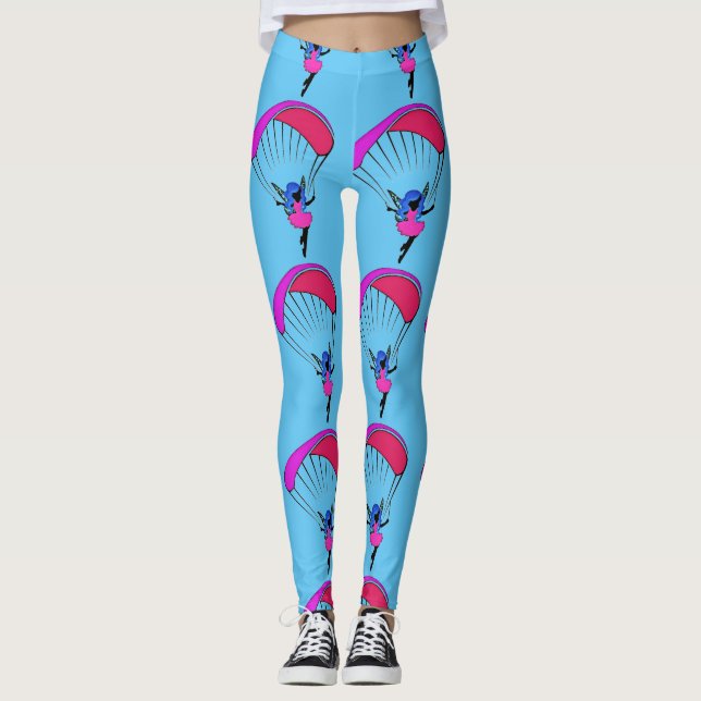 colorful paraglide pixie leggings (Front)