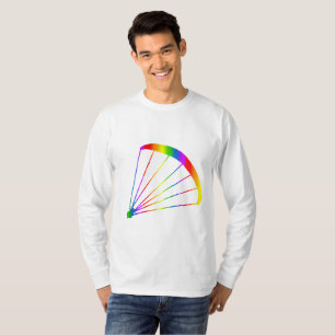 Colorful Paraglider Rainbow Long Sleeve T-Shirt