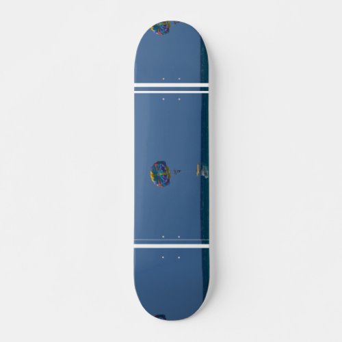 Colorful Parasailing Skateboard Deck