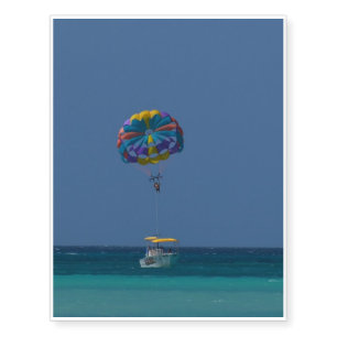 Colorful Parasailing Temporary Tattoos