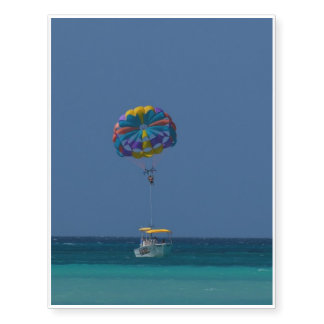 Colorful Parasailing Temporary Tattoos