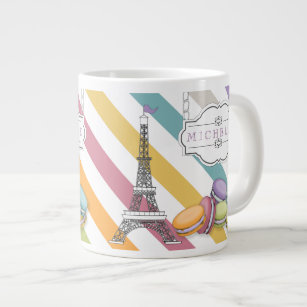 Paris Coffee Cup| Paris Gift Brandy Melville Inspired Paris Girl Gift Paris Varsity Mug Paris Mug France Gift Paris Mug Gift