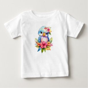 Colorful Parrot Baby T-Shirt
