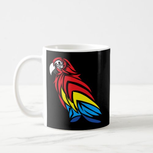 Colorful Parrot Bird Cockatoo Ornithologist Pet Pa Coffee Mug