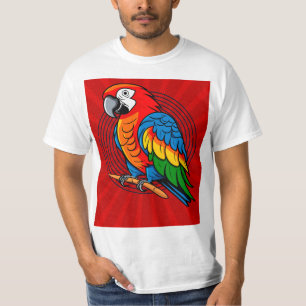 Colorful Parrot Bird T-Shirt