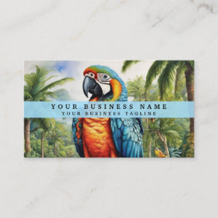 Colorful Parrot Business Cards