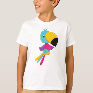 Colorful Parrot, Cute Parrot, Tropical Parrot T-Shirt