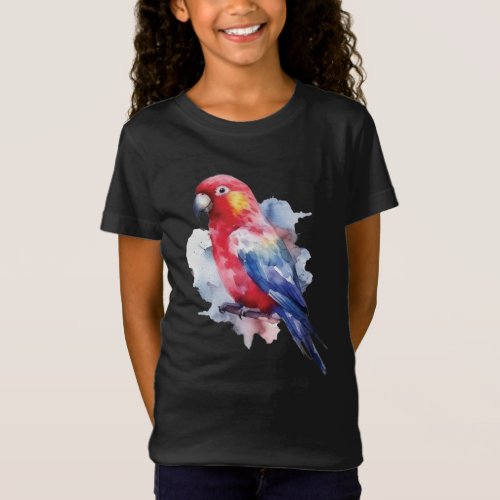 Colorful parrot design T_Shirt