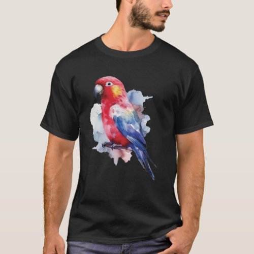 Colorful parrot design T_Shirt