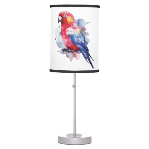 Colorful parrot design table lamp