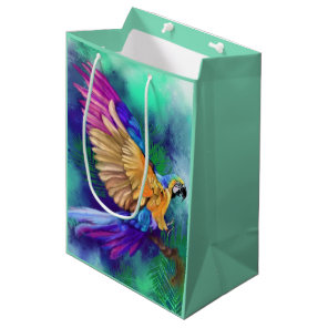 Colorful Parrot Gift Bag