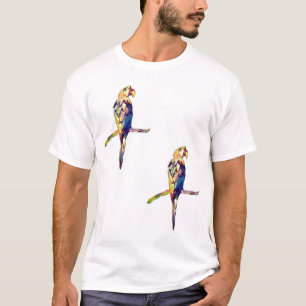Colorful Parrot Men's T Shirt