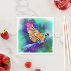 Colorful Parrot Napkins