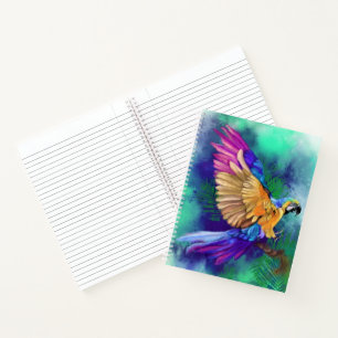 Colorful Parrot Notebook