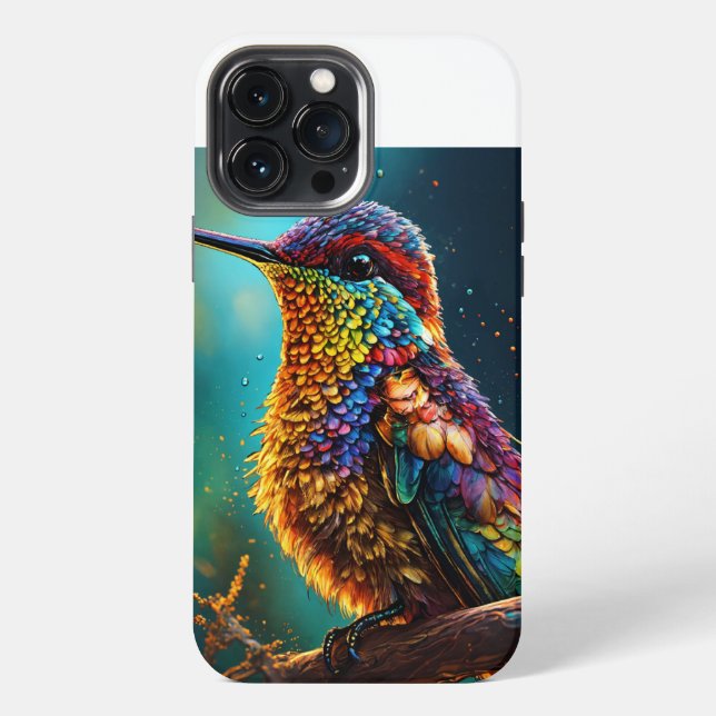 Colorful Parrot Protector" Iphone Case (Back)