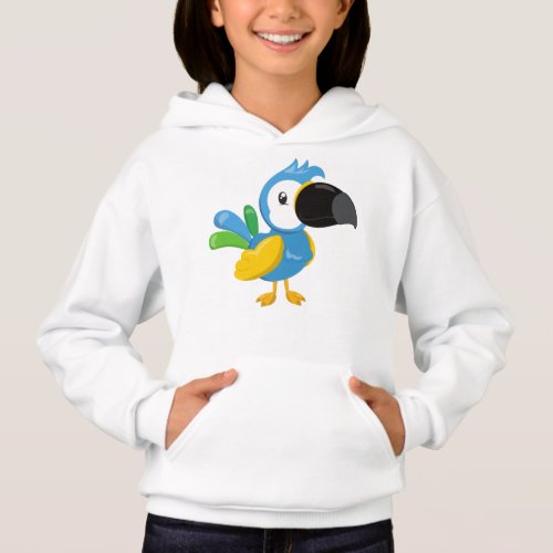 Colorful Parrot Tropical Parrot Cute Parrot Hoodie