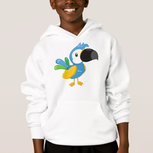 Colorful Parrot Tropical Parrot Cute Parrot Hoodie