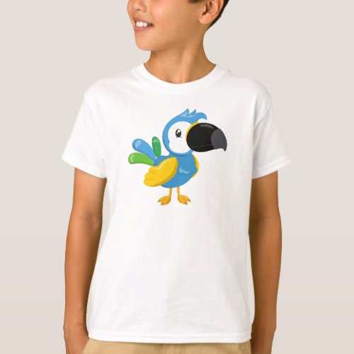 Colorful Parrot Tropical Parrot Cute Parrot T_Shirt