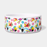 Colorful Parrots, Tropical Parrots, Birds, Flowers Bowl<br><div class="desc">Cute,  fun and adorable pattern with colorful parrots and flowers. Modern and trendy gift,  perfect for the parrot lover in your life.</div>