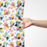 Colorful Parrots, Tropical Parrots, Birds, Flowers Scarf<br><div class="desc">Cute,  fun and adorable pattern with colorful parrots and flowers. Modern and trendy gift,  perfect for the parrot lover in your life.</div>