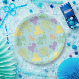 Colorful Party and Food Paper Plates