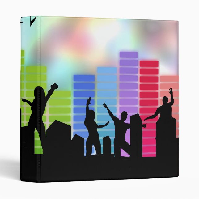 Colorful Party Music Binder (Front/Spine)