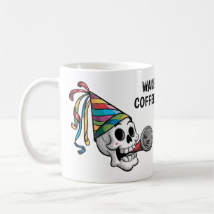 Colorful Party Skull Coffee Mug