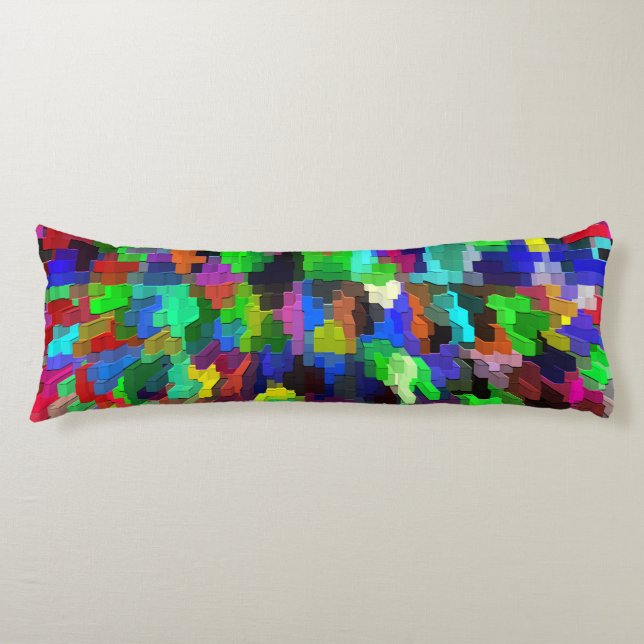 Colorful Partyin'....... Body Pillow (Front)