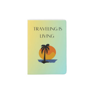 Colorful passport cover