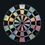 Colorful Pastel Abstract Art Dart Board<br><div class="desc">Let the games begin! This chic,  colorful pastel artistic dartboard is perfect for a game room and college dorm room.</div>