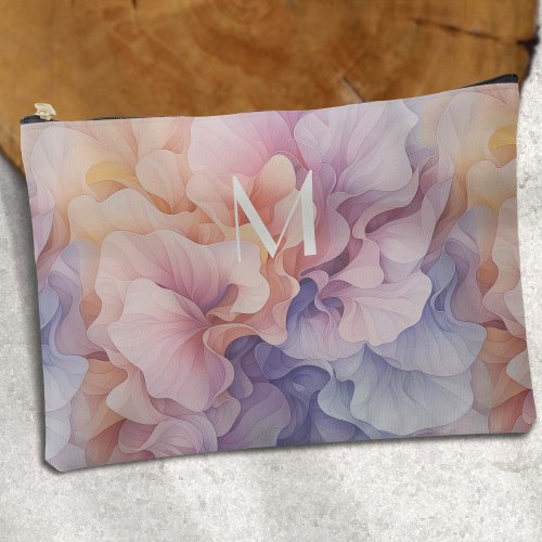 Colorful Pastel Abstract Pattern Girly  Accessory Pouch