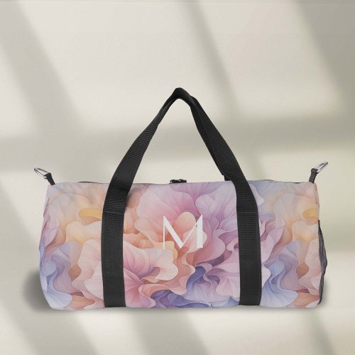 Colorful Pastel Abstract Pattern Girly Dance Duffle Bag