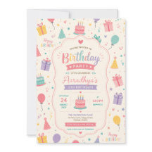Colorful Pastel Birthday Celebration