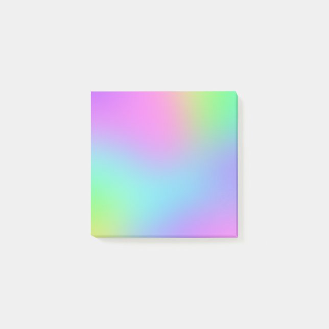 Colorful Pastel Blur Gradient Notes (Front)