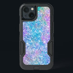 Colorful Pastel Colors Glitter GR2 iPhone 13 Case<br><div class="desc">Colorful modern pastel colors glitter texture . Turquoise-blue purple and pink with white sparkles.</div>
