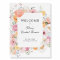 Colorful Pastel Floral Bridal Shower Welcome
