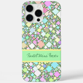 Colorful Pastel Geometric Background iPhone 16 Pro Max Case