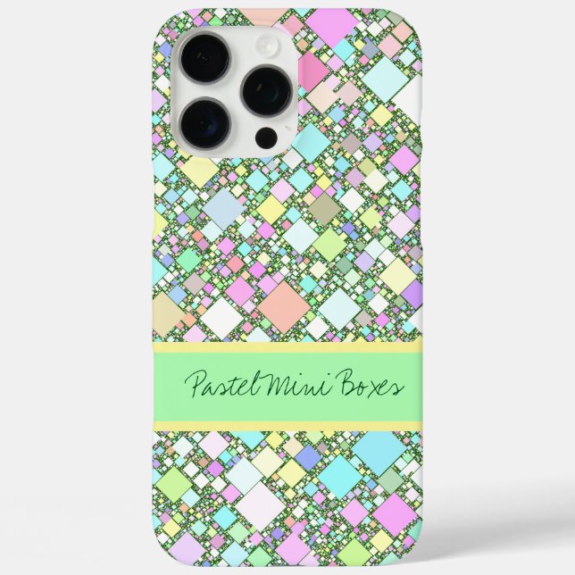 Colorful Pastel Geometric Background Case-Mate iPhone Case (Back)