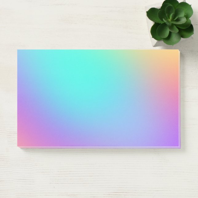 Colorful Pastel Gradient Post-it Notes (Office)