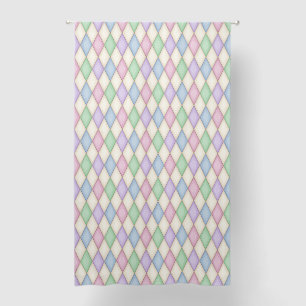 Colorful Pastel Harlequin 84" Blackout Curtains