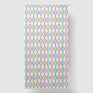 Colorful Pastel Harlequin 96" Blackout Curtains