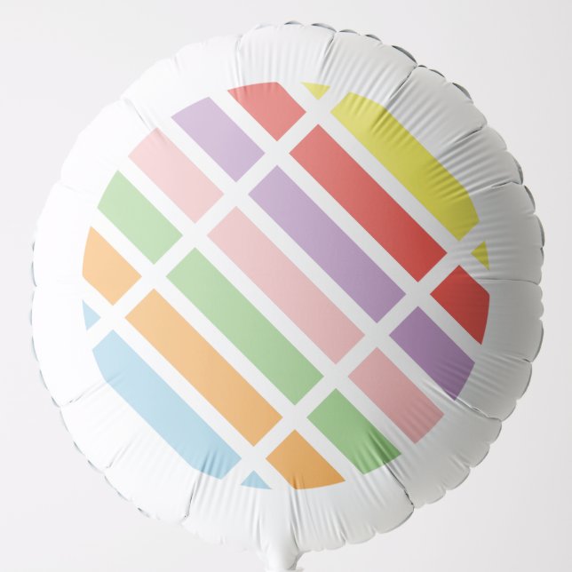 Colorful Pastel Hues Balloon (Front)