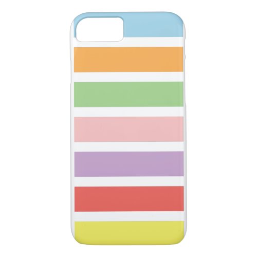 Colorful Pastel Hues iPhone 87 Case