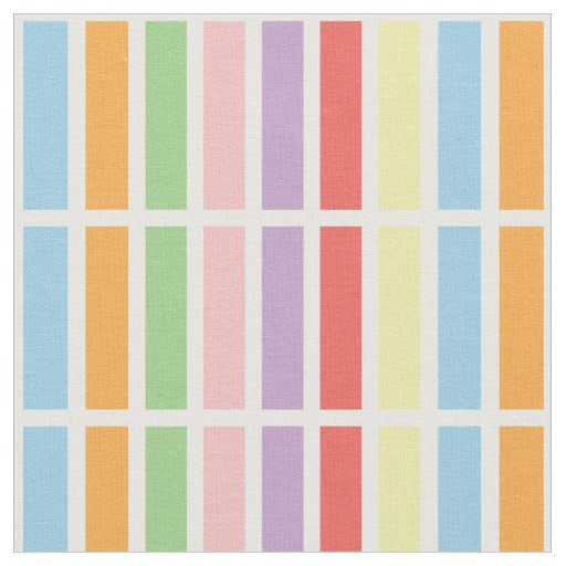 Colorful Pastel Hues Fabric